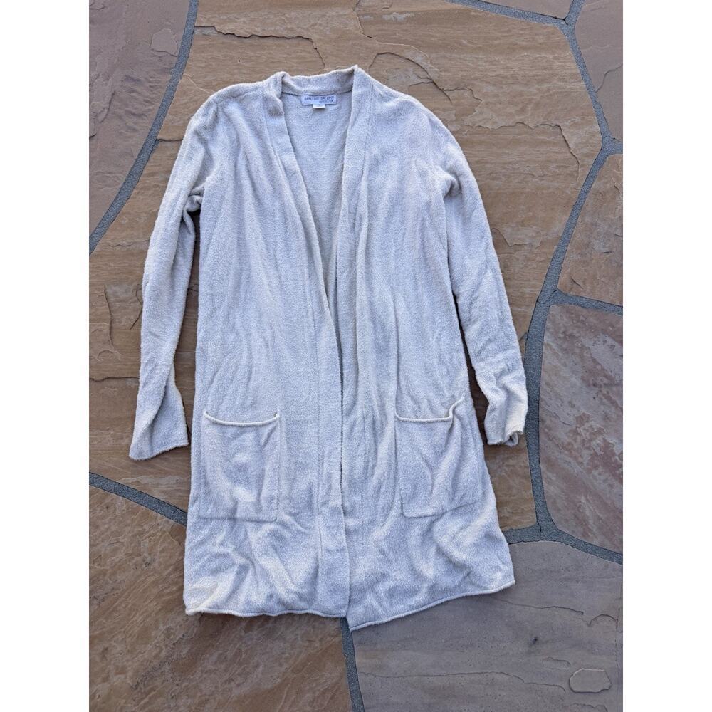 Barefoot Dreams Cozychic Lite Cardigan Ivory Cream Size S